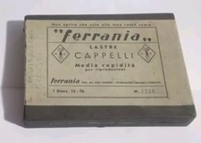 Ferrania, Lastre Fotografiche cappelli media rapidità per riproduzioni vintage