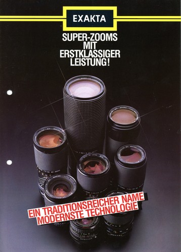 Brochure exakta obiettivi - exakta,
