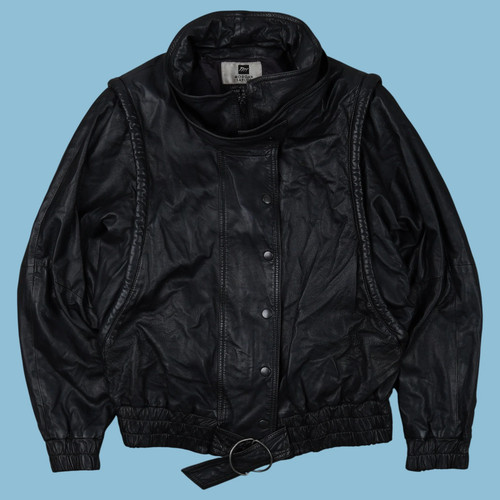 Giacca pelle vintage morgan - giacca,