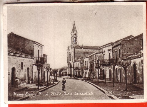 Cartolina pisano etneo - cartolina, fg