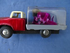 TIN TOY-FURGONE TRASPORTO ANIMALI-LATTA-'70-FRIZIONE-ANIMAL FAMILY VAN-CHINA