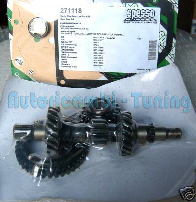 Kit ingranaggi cambio tripla - kit,