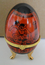 Uovo Scatola Porcellana Su