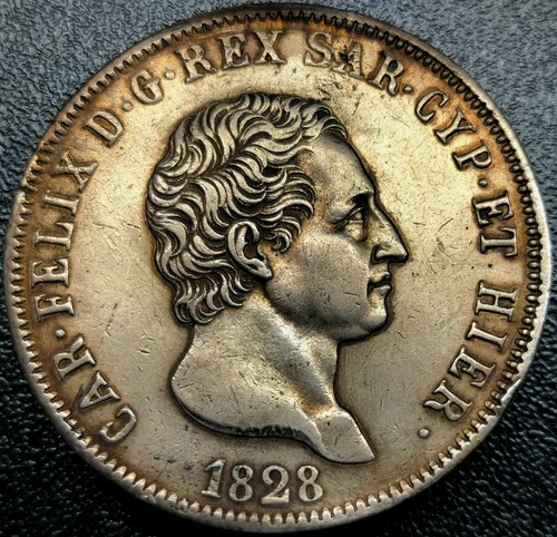 Lire 1828 genova carlo - 1828,