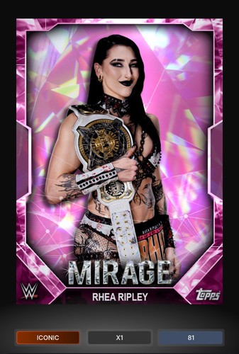 Topps wwe slam digital mirage - wwe,