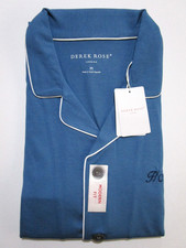 PIGIAMA CORTO UOMO DEREK ROSE - MEDIUM - MICRO MODAL - PREZZO DI LISTINO. £295 - OCEANO DI BASILEA
