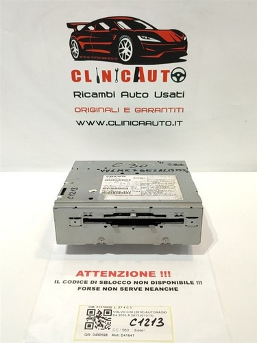 Autoradio per volvo c30 - per, 1°