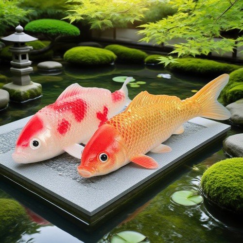 Fish tank decorazione finto - 2x,