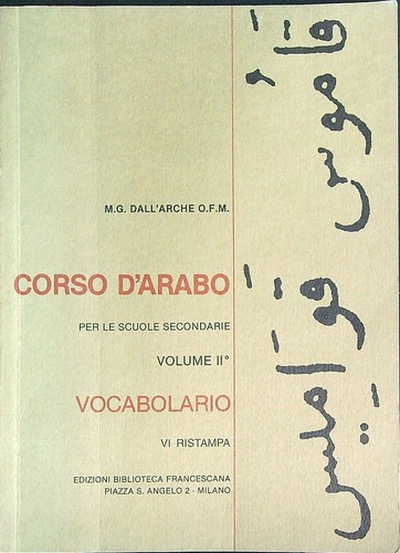 Corso arabo vol - corso, 2