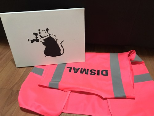Bansky dismaland artwork - bansky, spray