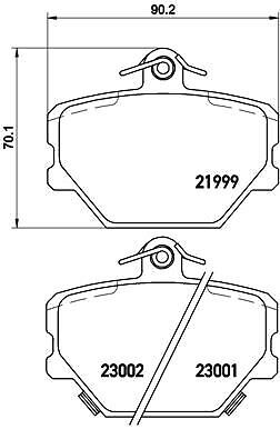 Brembo p50038 kit pastiglie - brembo,