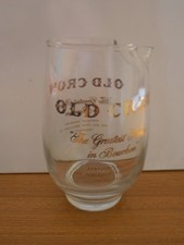 OLD CROW KENTUCKY BOURBON WHISKY JUG JAR GLASS CARAFE VINTAGE OLD WHISKEY BROCCA