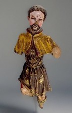 🌈 Antique Polychrome Wood
