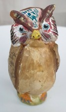 Gufo, Statuetta In Terra