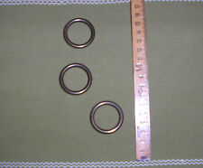 3 pezzi ANELLI per tende in metallo alluminio occhielli tendaggi diametro cm.3,5
