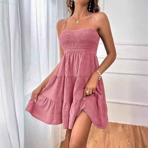 Mini abito donna rosa - donna,