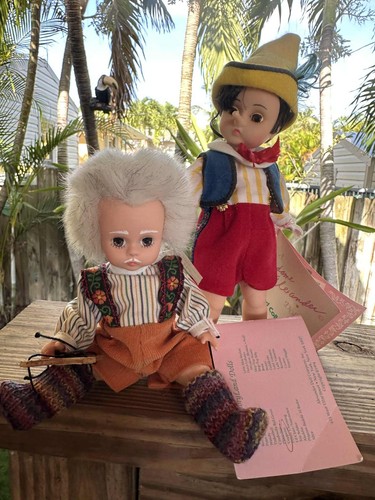 Bambole pinocchio geppetto - &,