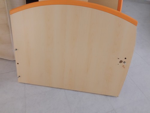 Letto singolo usato arancione - usato,