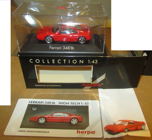 Modellino herpa ferrari - 348, tb