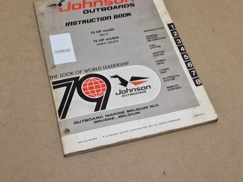 Johnson fuoribordo 70hp 70el79 - fuoribordo,