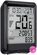 CONTACHILOMETRI PER BICI WIRELESS IMPERMEABILE VELOCITA' RETROILLUMINAZIONE LCD