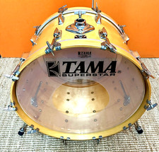 Raro tamburo basso vintage TAMA Superstar 22x14" acero naturale