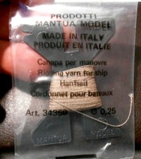 ART. 34350 - Canapa per manovre - 10 mt DIAMETRO 0,25 - MANTUA MODEL NAVALE -