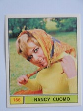 ***FIGURINA CANTANTI PANINI 1969*** NANCY CUOMO N. 166 !!!