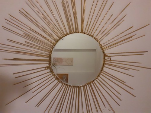 Specchio decorato interamente - specchio,