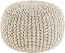 Pouf a maglia grande 50 cm