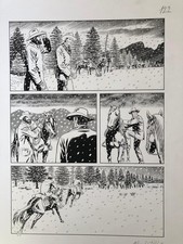 Civitelli  Tavola Originale del N 779 di TEX , "La pista dell' assassino"