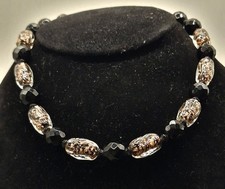 Collana perle vetro