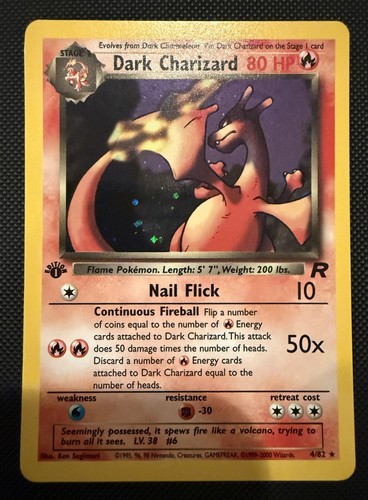 Dark charizard 1 - 4/82, 1°
