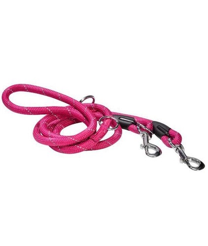 Guinzaglio tubolare fucsia - , da