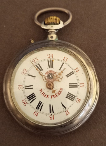 Orologio argento 800 roskopf