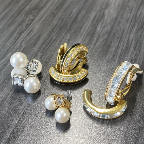 Orecchini swarovski con smalto - orecchini,