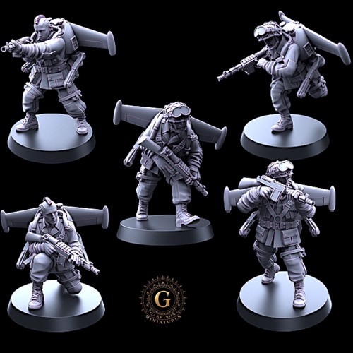 Jet pack troopers tesla - jet,
