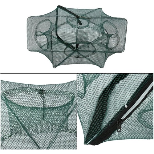 Rete pesca nylon pieghevole - da,