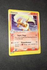 Pokemon FLAREON HOLO - EX SANDSTORM - ENG - EXCELENT- no Charizard