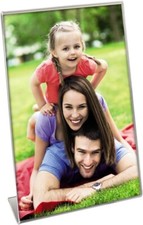 CORNICI DA TAVOLO IN PLEXIGLASS - ESPOSITORE - PORTAFOTO - CRILEX - VARIE MISURE