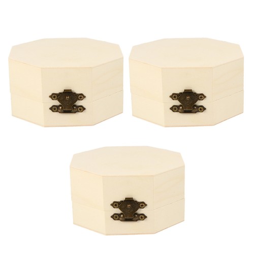 3pcs wooden storage box - 3pcs,