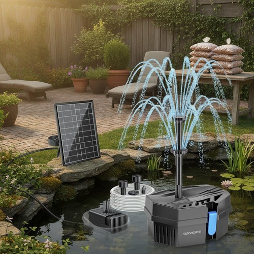 Kit fontana acqua solare - kit, 8w