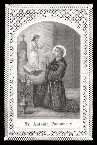 Santino merlettato holy - santino, merlettato-holy