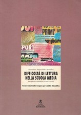 Difficoltà di lettura nella scuola media. Percorsi e materiali di recupero
