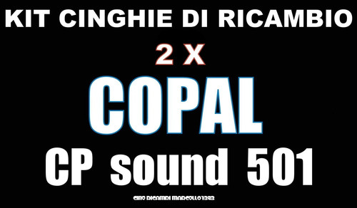 Kit cinghie ricambio x - cinghie, di