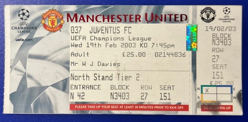 Stub biglietto partita