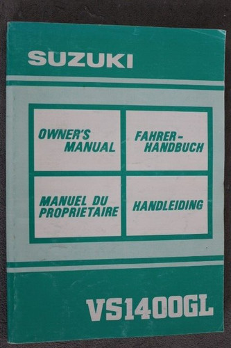 Suzuki 1400 manuale uso - suzuki,