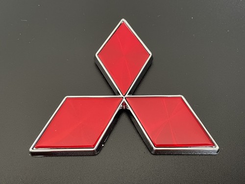 Distintivo rosso mitsubishi - distintivo,