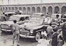 fotografia MATRIMONIO / SPOSI / FIAT 1400 cabriolet / FIAT 1100 giardinetta