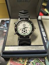 1989 Seiko Chronograph Sports 150 Soccer Timer Superb Mov. Cal. 8M32 Japan Made 